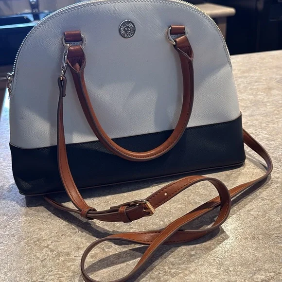 Anne Klein Alma Type bag with Crossbody Strap and Handles - Picture 3 of 10